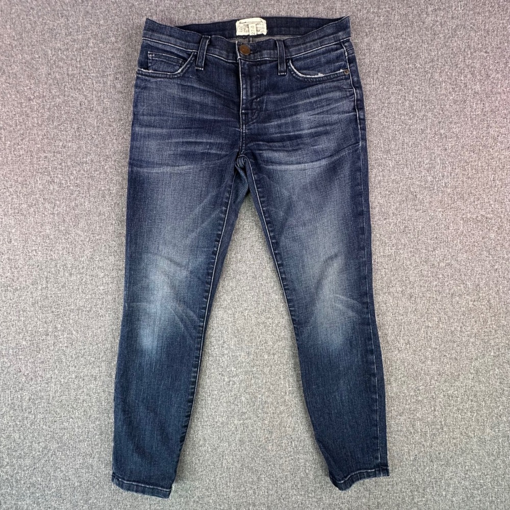 Current/Elliott Jeans Womens 27 The Stiletto Pistol Blue Cropped Ankle Skinny